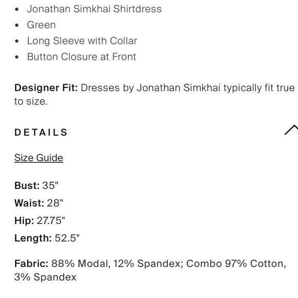 Jonathan Simkhai knit button dress - Picture 7 of 8